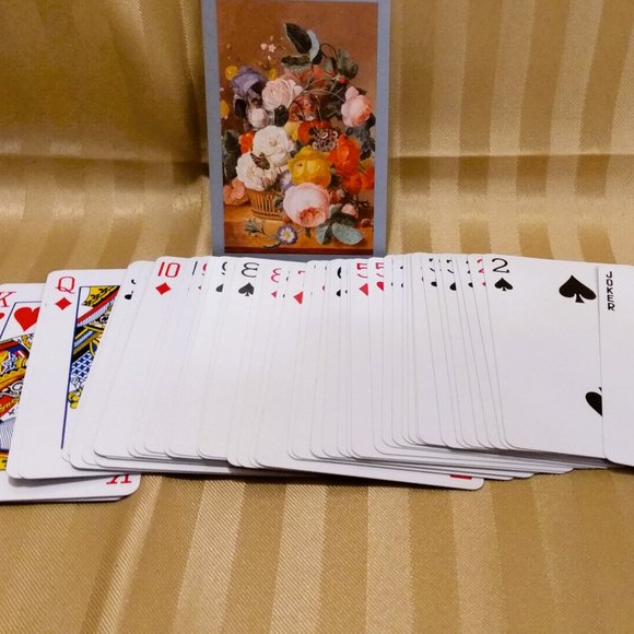 Vintage Congress Double Deck Floral/Roses Playing Cards - Picture 10 of 16